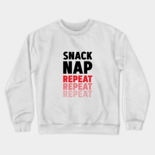 Snack, Nap, Repeat | Coronavirus Crewneck Sweatshirt